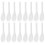 Pack of 60 disposable plastic spoons, transparent, small spoons 4