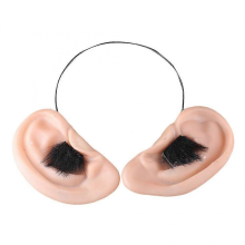 Silicone Elf Ears Cosplay Accessories Halloween Party Latex Pointed Fake Tips Ear