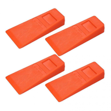 4 Pack Felling Dogs 5 Inch Orange Plastic Prefessional Tree Cutting Wedge