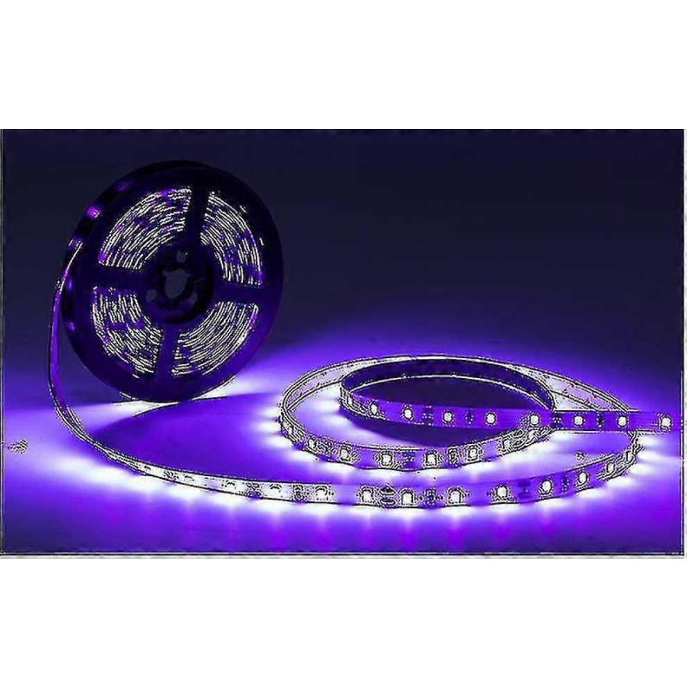 Uv Light Strip Black Light With Remote Control 385-400nm 12v/3a Flexible Blacklight Fixtures For Halloween Party Body Paint Bedroom Decor Blacklight