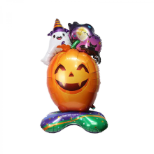 New Upgraded Halloween Balloons, Halloween Decorations,Pumpkin Balloon, Ghost Balloon, Witch Balloon, Kids Halloween Party SuppliesMulticolor