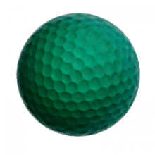 Double Layer Colorful Golfs Gift Ball Portable Durable Small Golfs Ball for Playing GolfsGrass Green