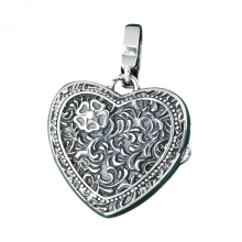 Locket Pendant Fashion Creative Jewelry Gift for Anniversary Halloween PartySilver1.84cmx2.7cmx0.66cm