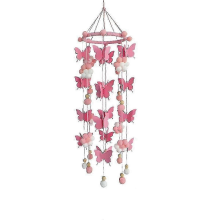 Portable Nursery Mobiles Butterflies Crib Ball Ornament Handmade Ball Ornament for Tree Interesting and Cute Design Home
