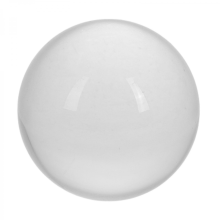 5cm Crystal Ball Photography Prop Meditation Ball Juggling Glass Sphere Display (Transparent White)White5.00X5.00X5.00CM