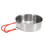 2Pcs Stainless Steel Camping Bowls Set, 9.5 & 10.5cm, Lightweight & Stackable 6