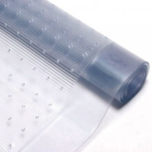 Large Clear Vinyl Carpet Protector - Waterproof Plastic Floor Mat Protection - 2 Ft x 27 Ft Transparent Roll