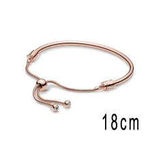 (5) All Have Logo 1:1 Fashion Trend Rose Gold Adjustable Bracelet White Versatile Sisters Romantic Festival Jewelry Gift
