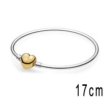 (2) All Have Logo 1:1 Round Buckle Bracelet DIY Couple Bracelet High Quality Jewelry Accessories Valentine's Day Surprise Gift