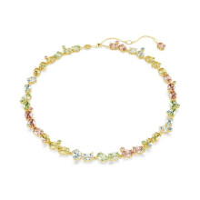 (Necklace) Original Colored Candy Crystal High Quality Jewelry Sets Adjustable Irregular Ring Drawstring Swar Necklace Exquisite Gift For Women