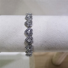 (bracelet) 2025 New Trend Pearl Necklace Wedding Fine Heart Angelic Jewelry Set Original Heart Collection Charm For Women Earrings Bracelet Necklace Ring