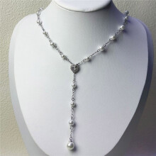 (necklace) 2025 New Trend Pearl Necklace Wedding Fine Heart Angelic Jewelry Set Original Heart Collection Charm For Women Earrings Bracelet Necklace Ring