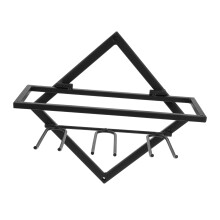 Wall Mounted Wine Rack Inverted Goblets Storage For Home Bar Black Space Saving Red Wine Shelf Efficient Drainage