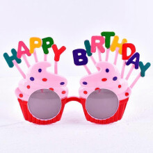 (Style 7) 2PCS Funny Birthday Party Sunglasses Hawaiian Holiday Dress Up Favors Glasses Adult/child Fun Summer Party Photo Props Decoration