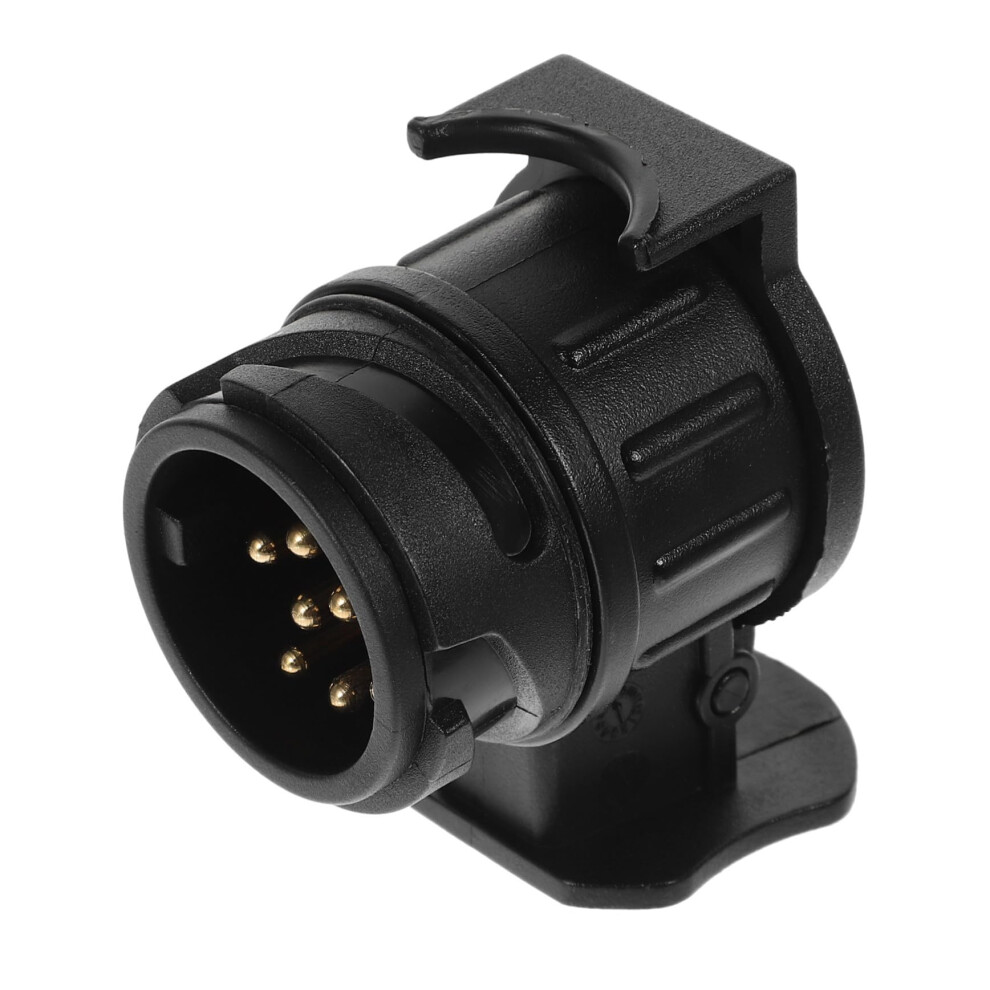 Pin To Pin Trailer Plug Adapter Plastic Copper Construction Electrical Connector For Car Towing Rv Caravan Trailer Socket 9084446951929