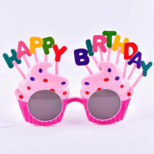 (Style 8) 2PCS Funny Birthday Party Sunglasses Hawaiian Holiday Dress Up Favors Glasses Adult/child Fun Summer Party Photo Props Decoration