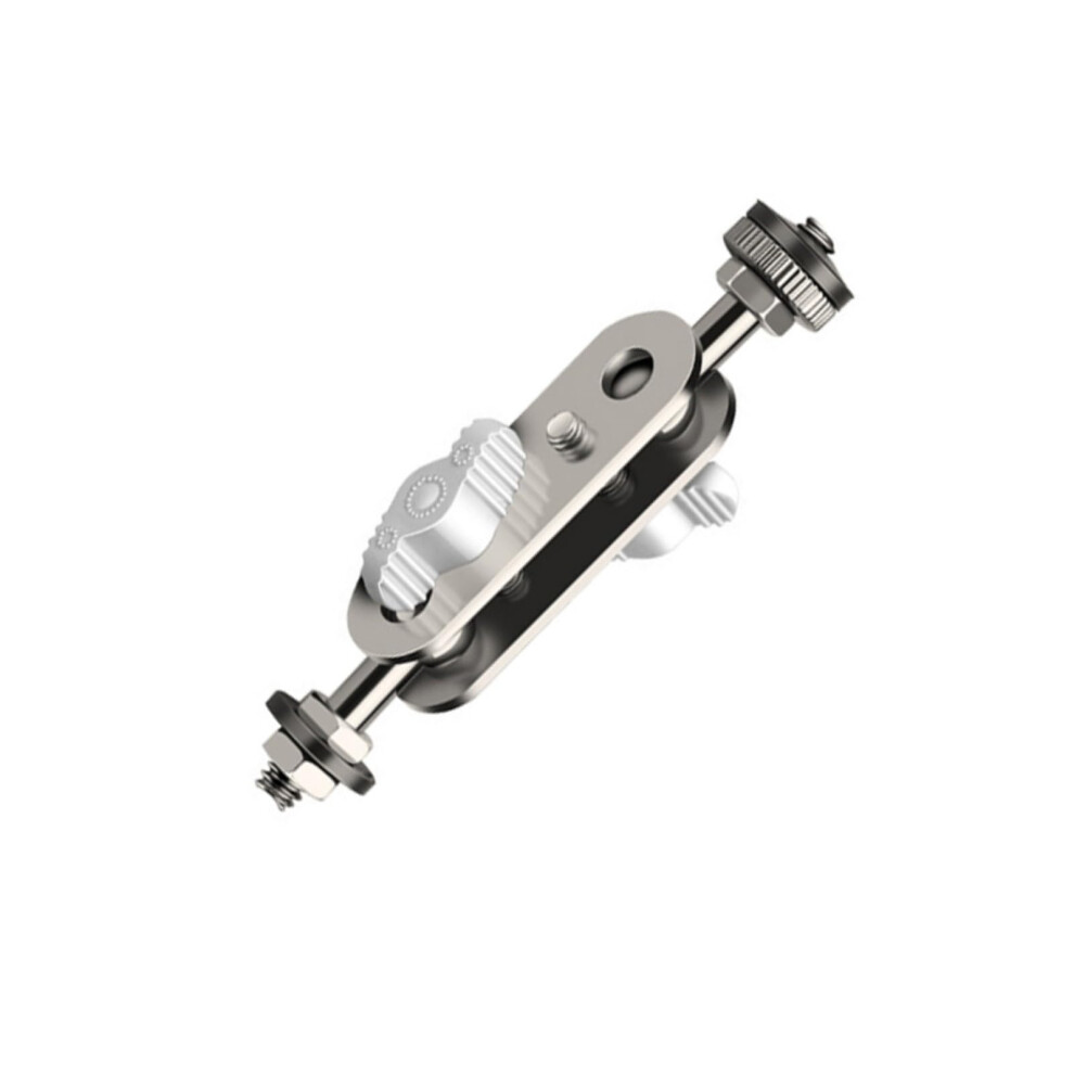 Aluminum Alloy 1/4Inch Screw Ball Camera Stand 360 Degree Rotation For Surveillance Cameras Silver 9354506755669