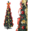Pop-Up Red/Gold Decorated 6ft Christmas Tree Battery LED Lights 1
