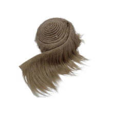 Faux Fur Strip 1.5m Solid Color Fluffy Fabric Tapes Patchwork Sewing Artificial Wool Trim Strips forNougatBrownM