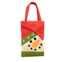 Fashionable Christmas Bag Handbag for Apple Candy Chocolate Small Gift(Snowman)style1985
