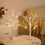Pieces Warm White Led Artificial Branch Desktop Fairy Tree Light 1
