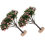 2pcs Miniature Landscape Tree Toy Tree Sand Table Decoration Tree OrnamentMulti7.5X7cm 3