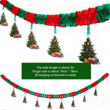 Christmas Flower Simulation Delicate And Realistic Gold Powder Check ChristmasSanta Claus3PCS