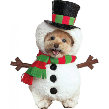 Christmas Snowman Pet Costume$dog Snowman Costume$dog Christmas Clothes Holiday Dog Cat Pet For ChriL within 8-14 kg