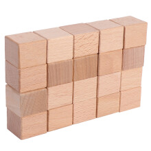20 houten blokken van hardhout voor knutselen en scrapbooking