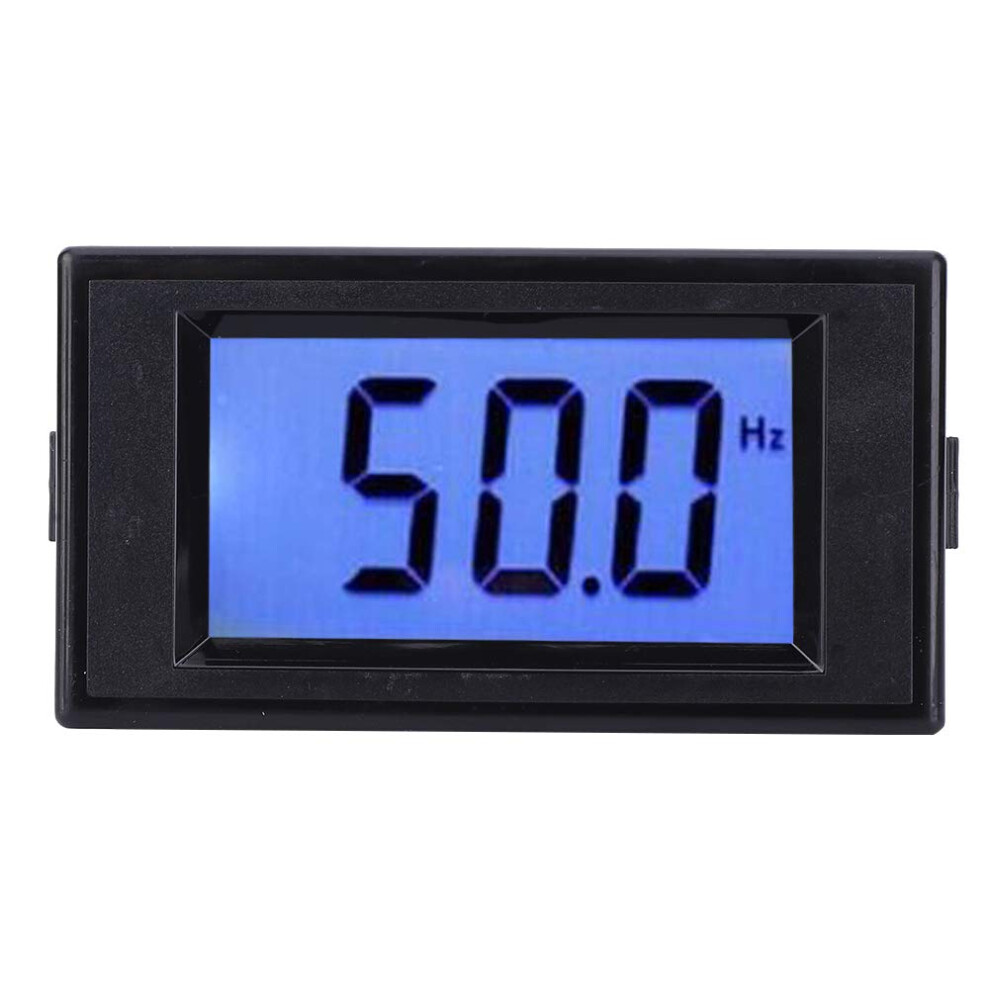 D69 Hz Digital Display Frequency Meter 45.0-65.0 Hz, Ac 80-300V Input, Lcd Screen, Voltage And Frequency 9354506756116