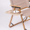 Lightweight Clip On Side Table For Camping Trips Khaki Portable Compact 2