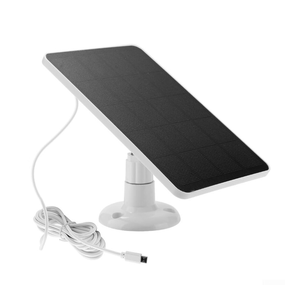 Weatherproof Solar Charging Solution For Security Cameras 4W 5V Power Supply With Adjustable Features White 9016109905260