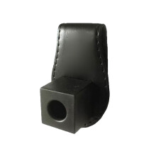 Portable Billiard Chalk Holder Leather Bag With Belt Clip, Pool Billiards Snooker Accessory, Black Leather Chalk Bag