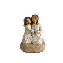 (B) Memory Statue Sister Resin Figure Hand-painted Resin Figure Gift For Friend,sister,family