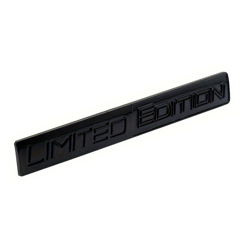 3D Metal Emblem Limited Edition Badge For Auto Decal Sticker, Racing Sport Style, Dark/Grey 9393856762835