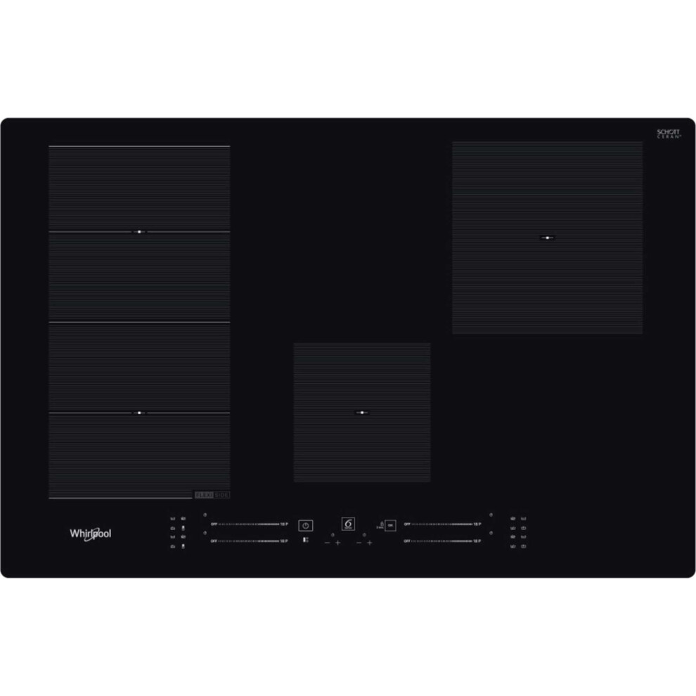 Whirlpool Wf S3977 Ne 77Cm 4 Zone Induction Hob - Black