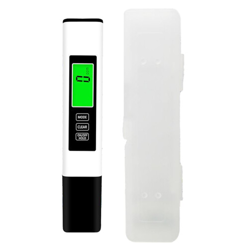 Water Quality Tester Digital Testing Meter Portable Tool With Double-Color Backlight For Aquarium Hydroponics Pond