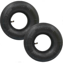 2 stuks 4.10/3.50-4 zware vervangende binnenband met Tr-87 gebogen ventielsteel voor kruiwagens