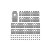 45 x Titan-Messerklingen für alle Husqvarn/Automower/Yardforce/Gardena Mähroboter (3g-0,75mm)