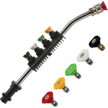 Dirt Blaster Power Lance für Karcher K2 K3 K4 K5 K6 K7, Jet Wash Verlängerungsstab mit 5 Ersatzdüsen,