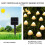 Solar Pilz Fee String Lichter Solar Powered In Boden Lichter Dekoration 3