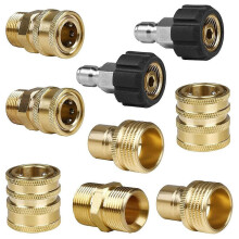 Hogedrukreinigeradapter, snelkoppelingsset, M22 naar M22-conversie