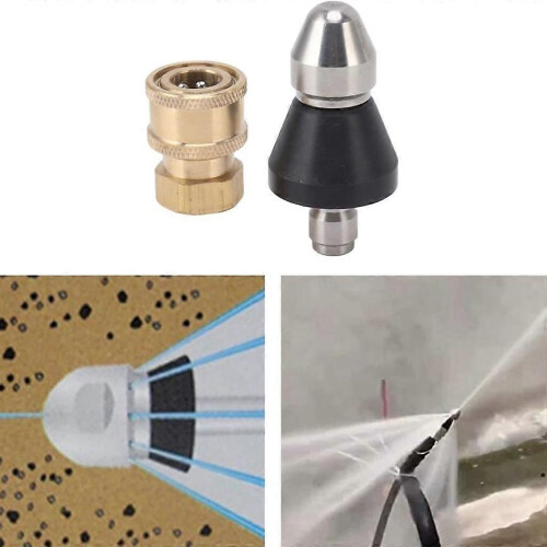 Hogedrukreiniger adapter accessoire Hogedruksproeier Rioolreiniger sproeier 1