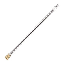 Verlengstang voor hogedrukreiniger, 17 inch roestvrij staal, 1/4 inch snelkoppeling voor elektrische