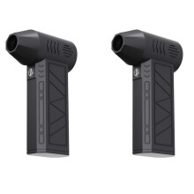 2x Mini-luchtblazer met extra mondstuk 130.000 tpm Turbo Jet-ventilator Windsnelheid 39,5 m/s Elektrische