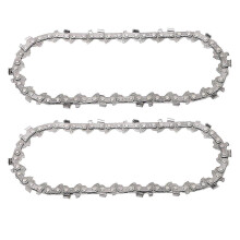 2 stuks 4-inch gelegeerde stalen kettingzaagketting met 28 aandrijfschakels, vervangende accessoires