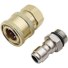 1/4'' hogedrukreiniger snelkoppeling messing adapterfitting hogedrukreiniger koppelingen