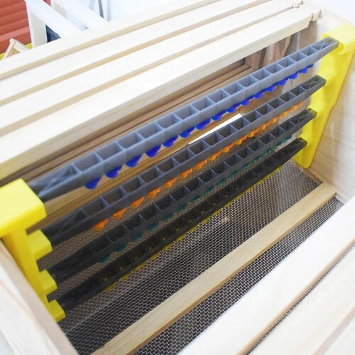 Bee Keeping Starter Kit Multifunctional Folding Queen Cell Cup Holder Frames For Apiculture 1