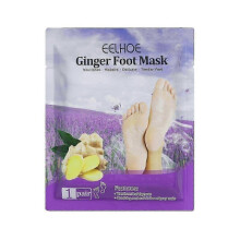 EELHOE Ginger Foot Mask for Chapped Feet Skin, Exfoliating, Exfoliating, Moisturizing, Rejuvenating and Care Foot Mask
