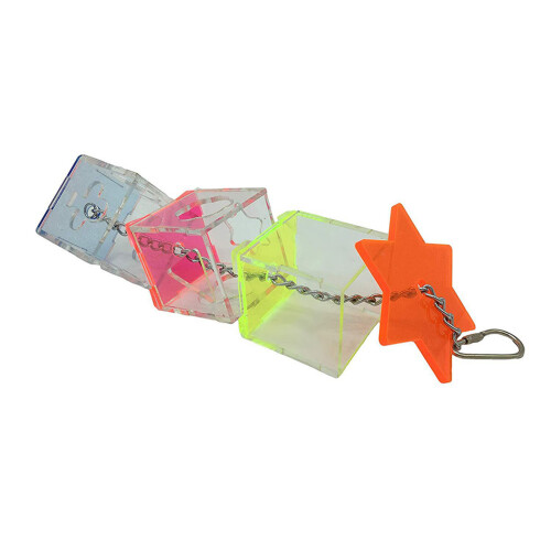 Acryl Hexagramm Multilayer Vogel Beißen Fütterung 1